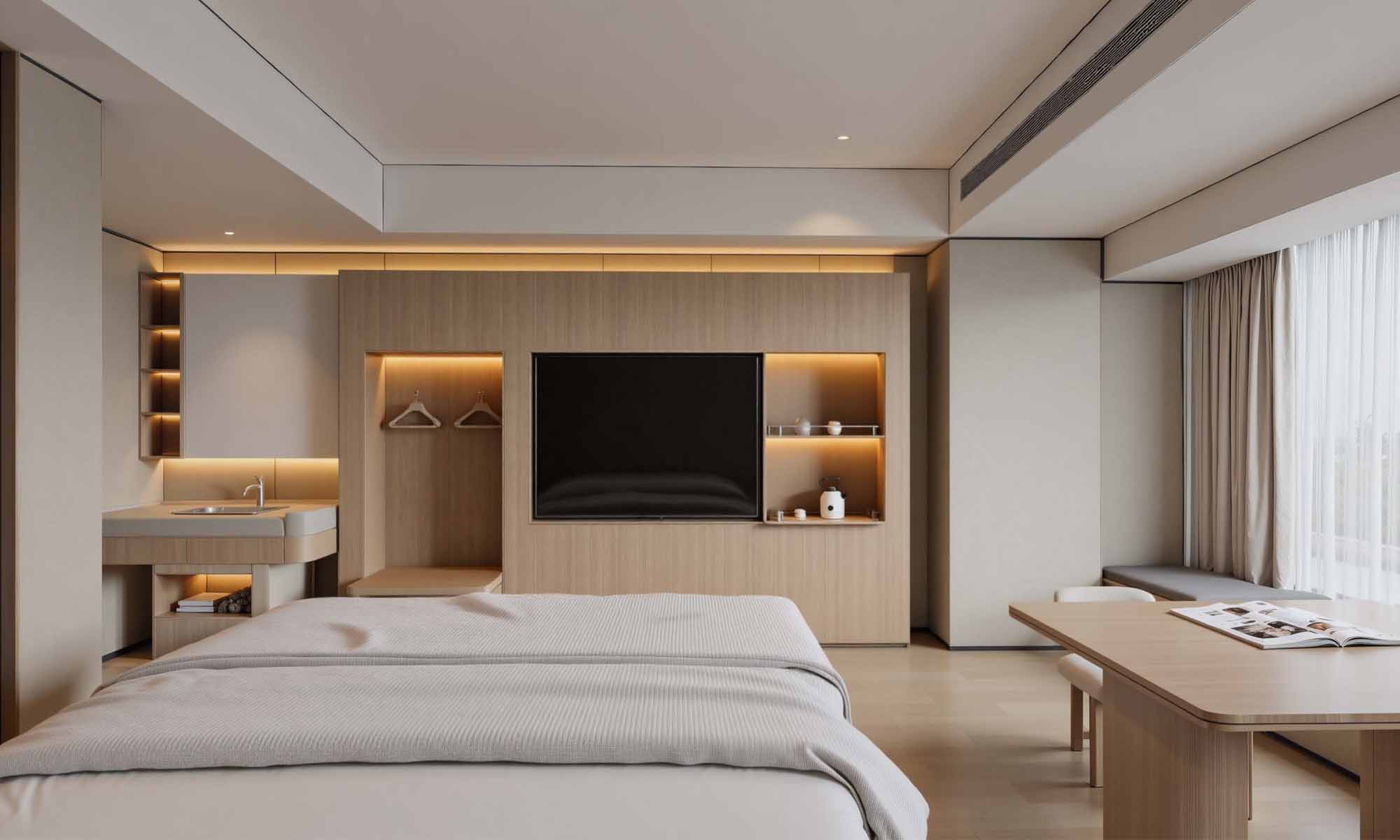 Modern Log Cabin Room Package